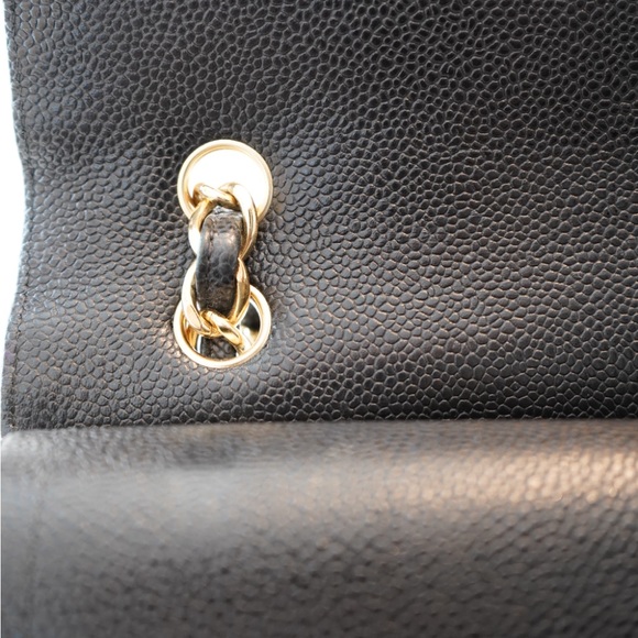 Chanel Double Flap Maxi in Black Caviar with Gold Hardware - Picture 8 of 12